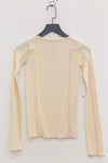 BASERANGE Long Sleeve T-Shirt TTML Collection Ribbed Cotton Portugal BAS-KMAL-BM-WI22-UNDYED TTML